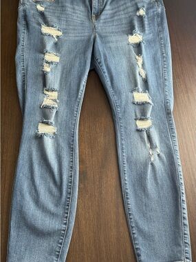 Torrid Bombshell Skinny Jeans Size 22R Distressed Stretch